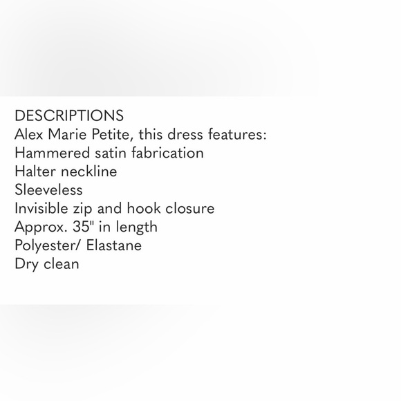 Alex Marie Hazel Floral Halter Neck Asymmetrical Dress  Size 14 P NWT - Picture 4 of 8